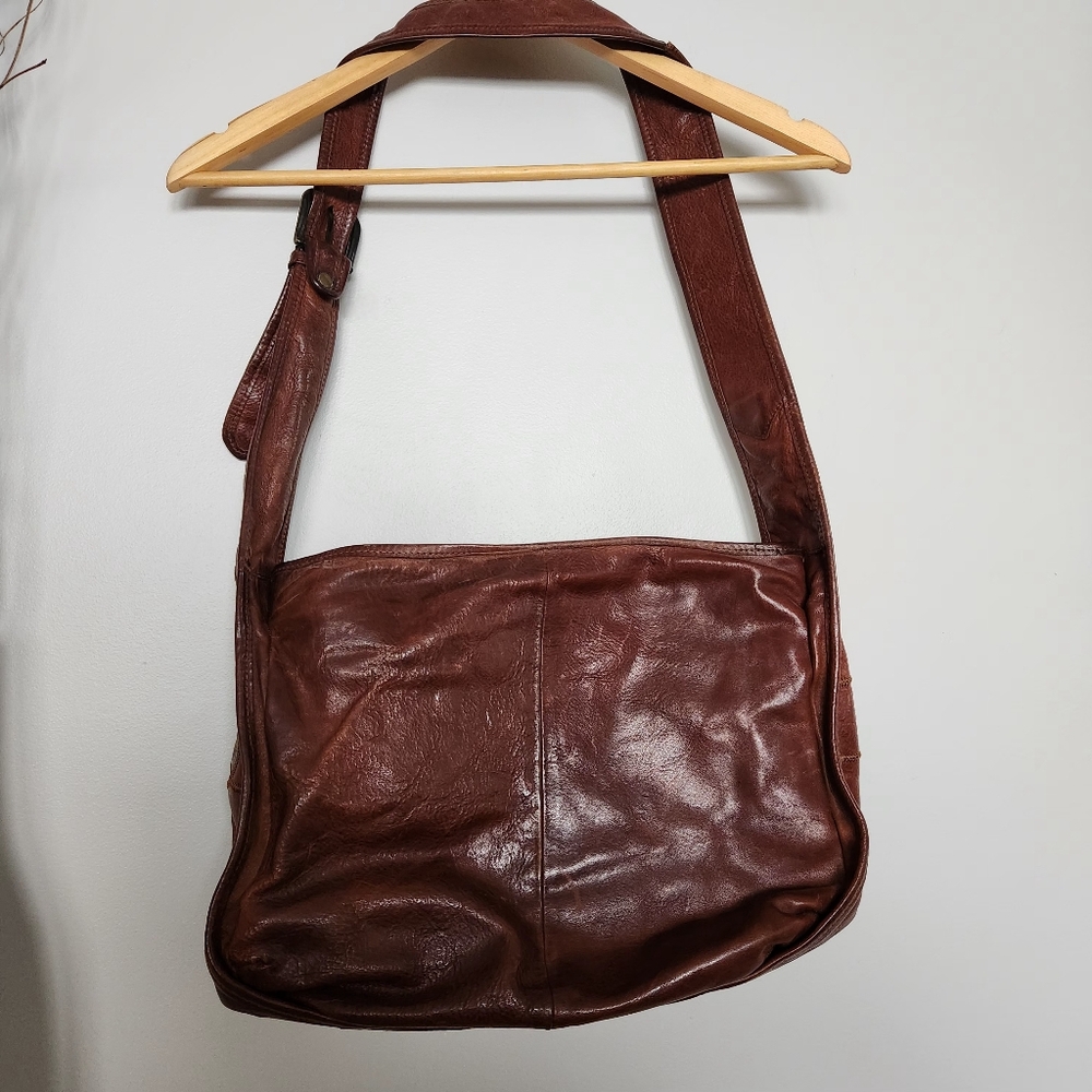 🌙Vintage Brown Leather Purse - Picture 10 of 12